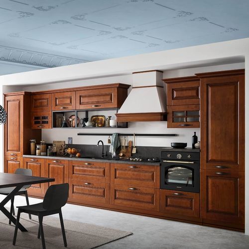 Cucina classica - I Masselli - Ar-Tre - in legno massiccio / con isola / a L
