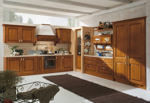 Cucina classica - CONTESSA - Ar-Tre - in ciliegio / in pietra / in metallo