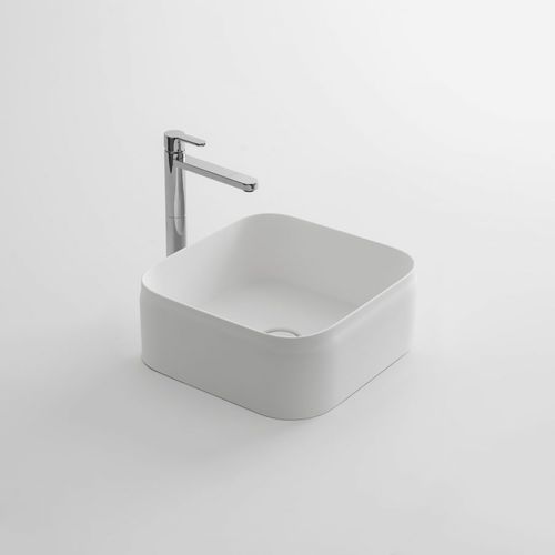 Lavabo da appoggio - BELT Q - ARBI - in Teknoform® / quadrato / contemporaneo