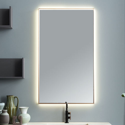 Specchio da bagno a muro - SCREEN 3 - COMPAB - contemporaneo / rettangolare / in rame