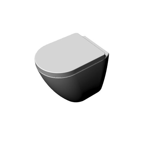 WC da appoggio - S102 / S103 - COMPAB - sospeso / in ceramica / con cassetta ad incasso