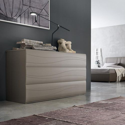 Cassettone contemporaneo - CITY - Maronese - in legno laccato / in frassino / non specificato