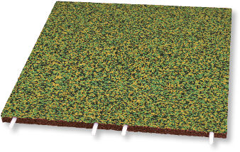 Pavimento in EPDM - EUROFLEX® EPDM multicolor - KRAIBURG Relastec GmbH & Co. KG - in gomma riciclata / per esterni / per parco giochi