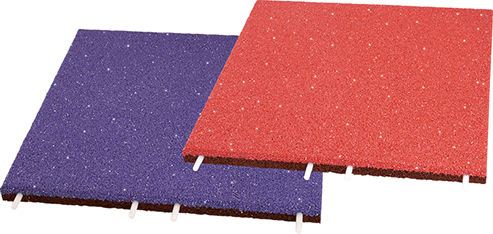 Pavimento in EPDM - EUROFLEX® EPDM Glitter - KRAIBURG Relastec GmbH & Co. KG - in gomma riciclata / per esterni / per parco giochi