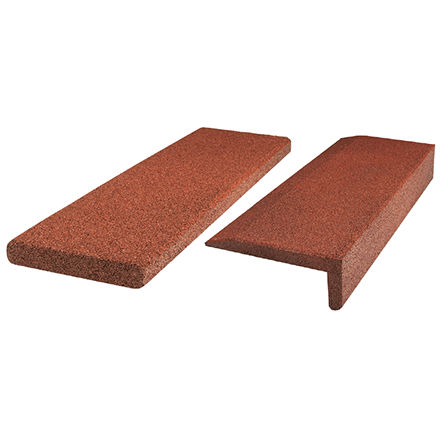 Bordura da giardino - EUROFLEX® Edge Protectors/Perimeter Panels - KRAIBURG Relastec GmbH & Co. KG - in gomma / rettangolare