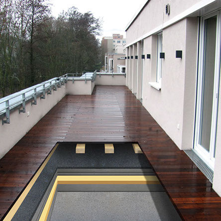 Isolante acustico - DAMTEC® sonic - KRAIBURG Relastec GmbH & Co. KG - in gomma / in poliuretano / in rotoli