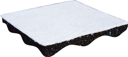 Isolante acustico - DAMTEC® sonic drain plus - KRAIBURG Relastec GmbH & Co. KG - in gomma / in poliuretano / in rotoli