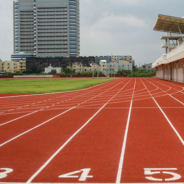 Pavimentazione sportiva da esterno - SPORTEC&reg; BLACK SPRINT - KRAIBURG Relastec GmbH & Co. KG - in gomma / in EPDM / per atletica