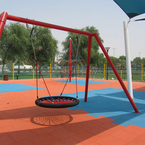Pavimento in gomma riciclata - EUROFLEX® EPDM Impact Protection Slab - KRAIBURG Relastec GmbH & Co. KG - per esterni / per parco giochi / a quadrotte