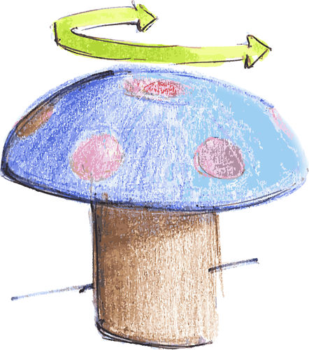 Mobili da gioco interattivo - NEW: EUROFLEX® Talking Mushroom - KRAIBURG Relastec GmbH & Co. KG - musicale