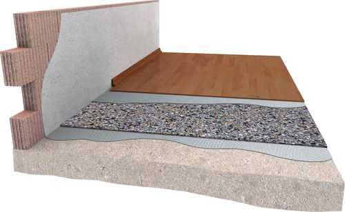 Sottofondo resiliente in rotoli - DAMTEC® black uni B1 - KRAIBURG Relastec GmbH & Co. KG - in gomma riciclata / riciclabile