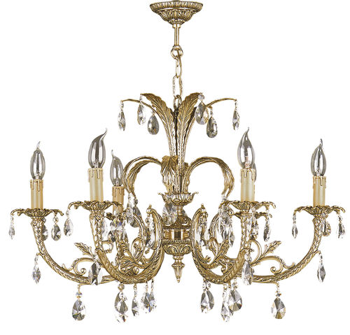 Lampadario in stile - Palm 010A - RIPERLAMP ILUMINACION - in ottone / LED