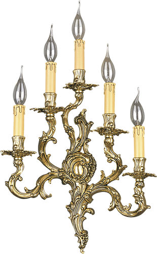 Applique in stile - BURL XL - RIPERLAMP ILUMINACION - da interno / in ottone / a candelabro