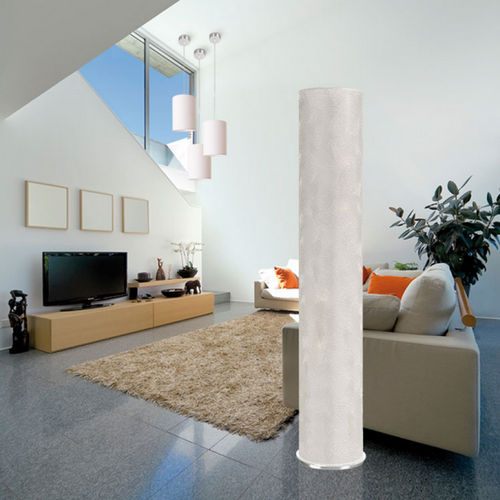 Colonna luminosa contemporanea - TUBS - EL TORRENT IL.LUMINACIO - in tessuto / LED / da interno