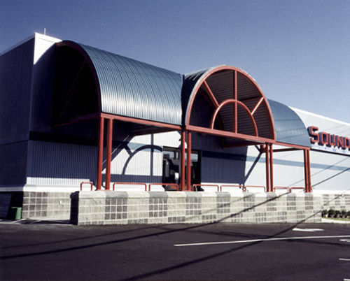 Pannello per coperture in alluminio - ARC-METAFOR - ATAS International - colorato / curvo