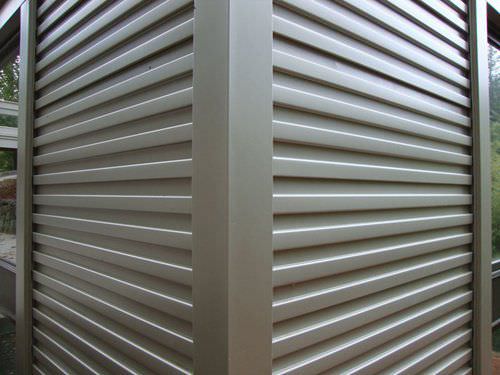 Rivestimento di facciata in pannelli - RIBBED : METAFOR MFP  - ATAS International - in metallo / perforato / liscio