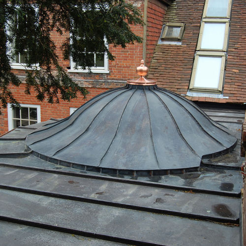 Copertura in zinco - ALTON HIGH STREET - Peters Roofing - in rame / aspetto metallo / con giunti a doppia aggraffatura