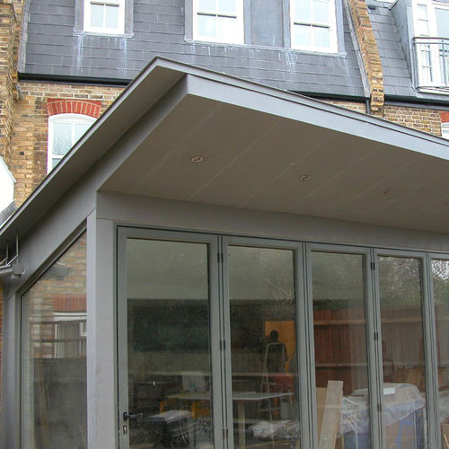 Copertura in zinco - VICTORIAN TERRACED HOUSE - Peters Roofing - aspetto metallo / con giunti a doppia aggraffatura