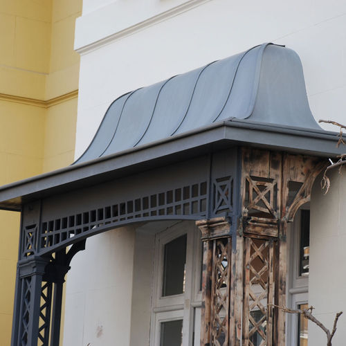 Tetto in zinco - REGENCY STYLE PROPERTY - Peters Roofing - aspetto metallo / con giunti a doppia aggraffatura / scorrevole