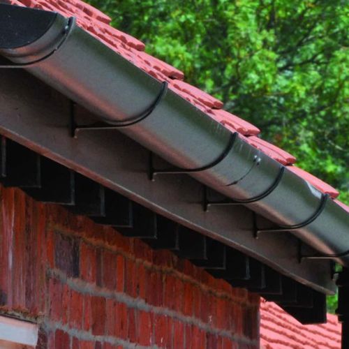 Grondaia in ghisa di alluminio - NO. 46 OGEE PLAIN - Rain Guard - semitonda / senza manutenzione