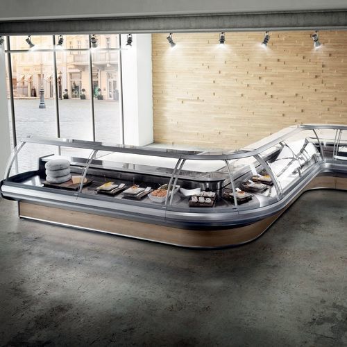 Vetrina refrigerata espositiva - POLO - Frigomeccanica - per negozio / in acciaio inossidabile / con sportello