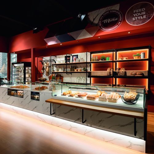 Vetrina refrigerata espositiva - GENIUS SKIN - Frigomeccanica - per pasticceria / per panetteria / in metallo