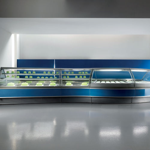 Vetrina refrigerata espositiva - PRIMA - Frigomeccanica - per negozio / in acciaio inossidabile / colorata