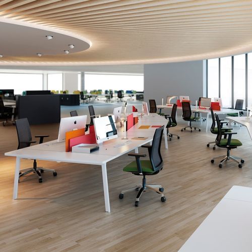 Sgabello da ufficio contemporaneo - SENTIS - Forma 5 - in rete / in rete / con supporto in metallo