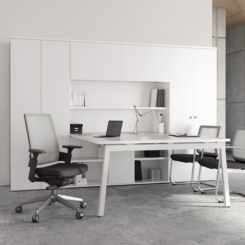 Set scrivania e scaffale contract - Semi-executive  - Forma 5