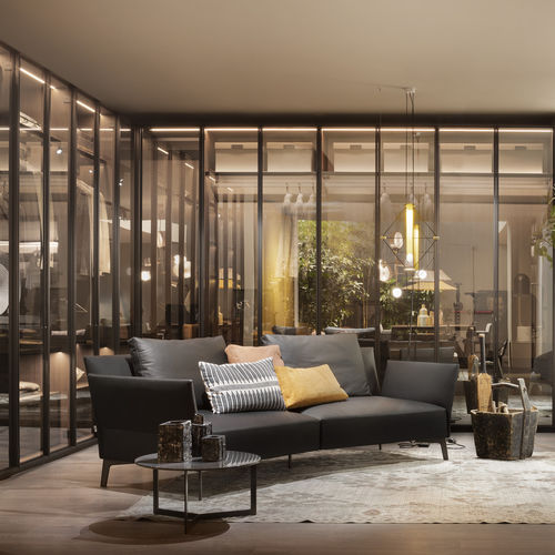 Divano modulare - JERMYN - LEMA Home - d'angolo / contemporaneo / in tessuto