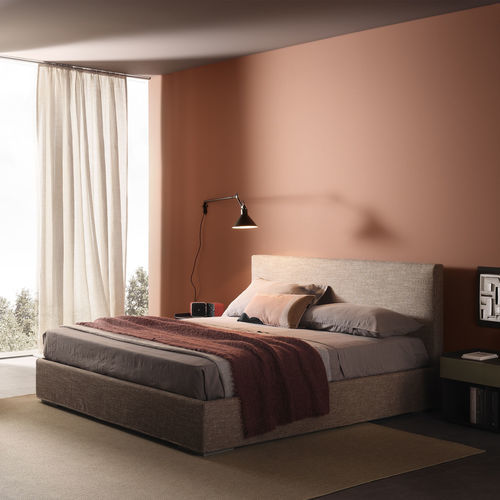 Letto matrimoniale - CAMILLE   - LEMA Home - contemporaneo / imbottito / con testiera