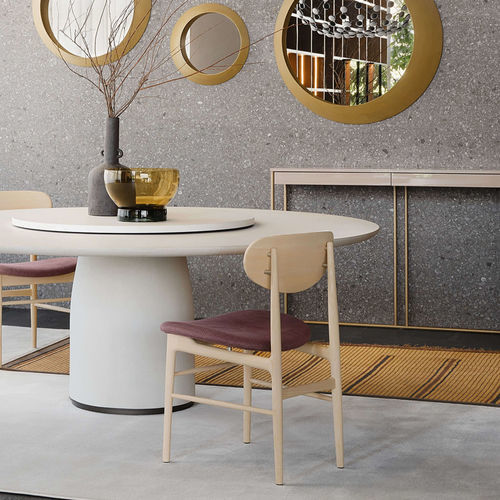 Sedia da pranzo contemporanea - FRED  - LEMA Home - da interno / in tessuto / con supporto in frassino