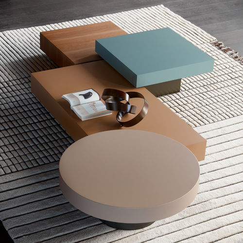 Tavolino basso contemporaneo - DOLMEN - LEMA Home - in rovere / in noce / in legno laccato