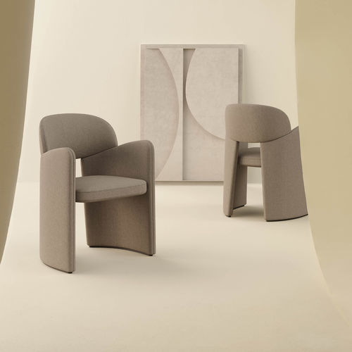 Sedia contemporanea - BLANCA  - LEMA Home - da interno / in tessuto / in pelle