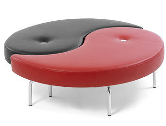 Panca design originale - 2R YIN YANG - Getama Danmark - in pelle / modulare