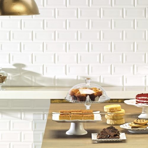 Mosaico in porcellana - SHAPES INSPIRING - Recer - liscio / da interno / da cucina