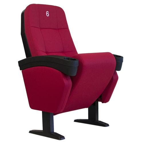 Poltrona per cinema in tessuto - BERÓN - Ezcaray International Seating - rossa