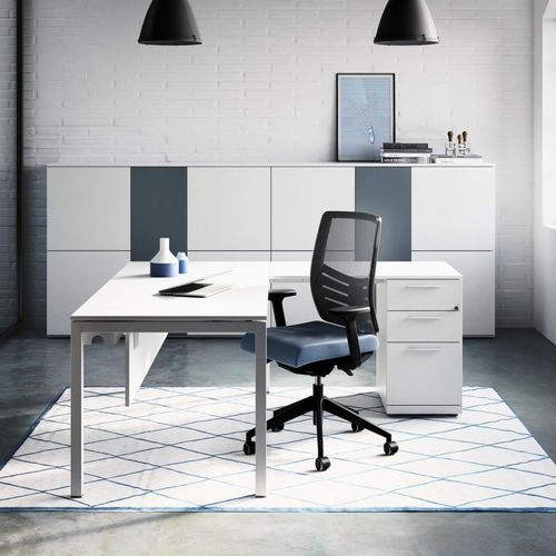 Scrivania per open space - POP EASY - Frezza - da terra / da 2-4 persone / da 2 persone