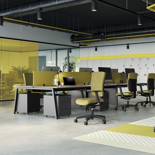 Sedia design - EM 59 EVO - Frezza - da interno / in alluminio / in nylon
