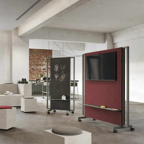 Parete mobile - BE.1 - Frezza - in legno / in metallo / in tessuto