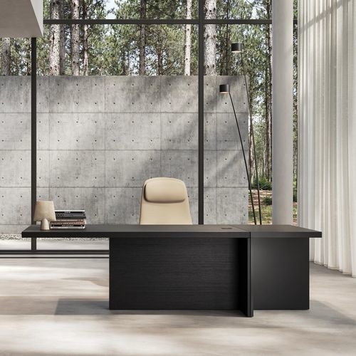 Scrivania direzionale - MUX70 - Frezza - da terra / contemporanea / in legno