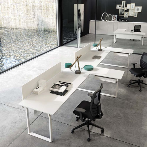 Scrivania per open space - BE.1 - Frezza - da terra / da 2-4 persone / multiposto