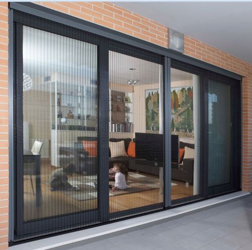 Zanzariera scorrevole - Retractable Pleated - Panda Windows & Doors  - per porta