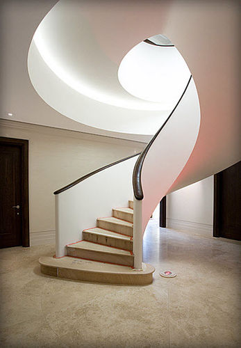 Scala elicoidale - MANRESA  - elite metalcraft - con gradini in pietra / con struttura in legno / contemporanea