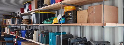 Contenitori portaoggetti in legno - Williams Scotsman - in metallo / modulare