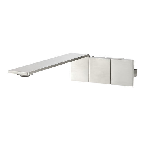 Miscelatore doppio comando per lavabo - RWIT 2552 IS 10 - Rubinetterie Treemme - da parete / in metallo cromato / da bagno