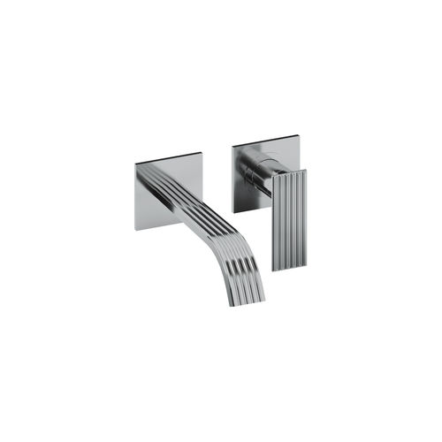 Miscelatore per lavabo - RWIT 2AC5 CC 04 - Rubinetterie Treemme - da parete / in metallo cromato / da bagno