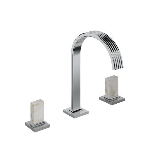Miscelatore doppio comando per lavabo - IT 7A16 CC K_ ZZ - Rubinetterie Treemme - da appoggio / in metallo cromato / da bagno