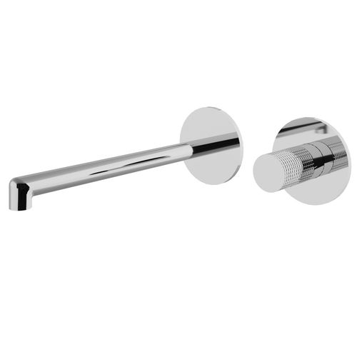 Miscelatore per lavabo - RWIT 5BC6 CC Z4 - Rubinetterie Treemme - da parete / in metallo cromato / da bagno
