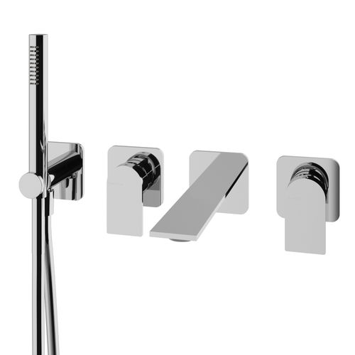 Miscelatore da doccia - RWIT 22D8 CC 01 - Rubinetterie Treemme - da parete / in metallo cromato / da bagno